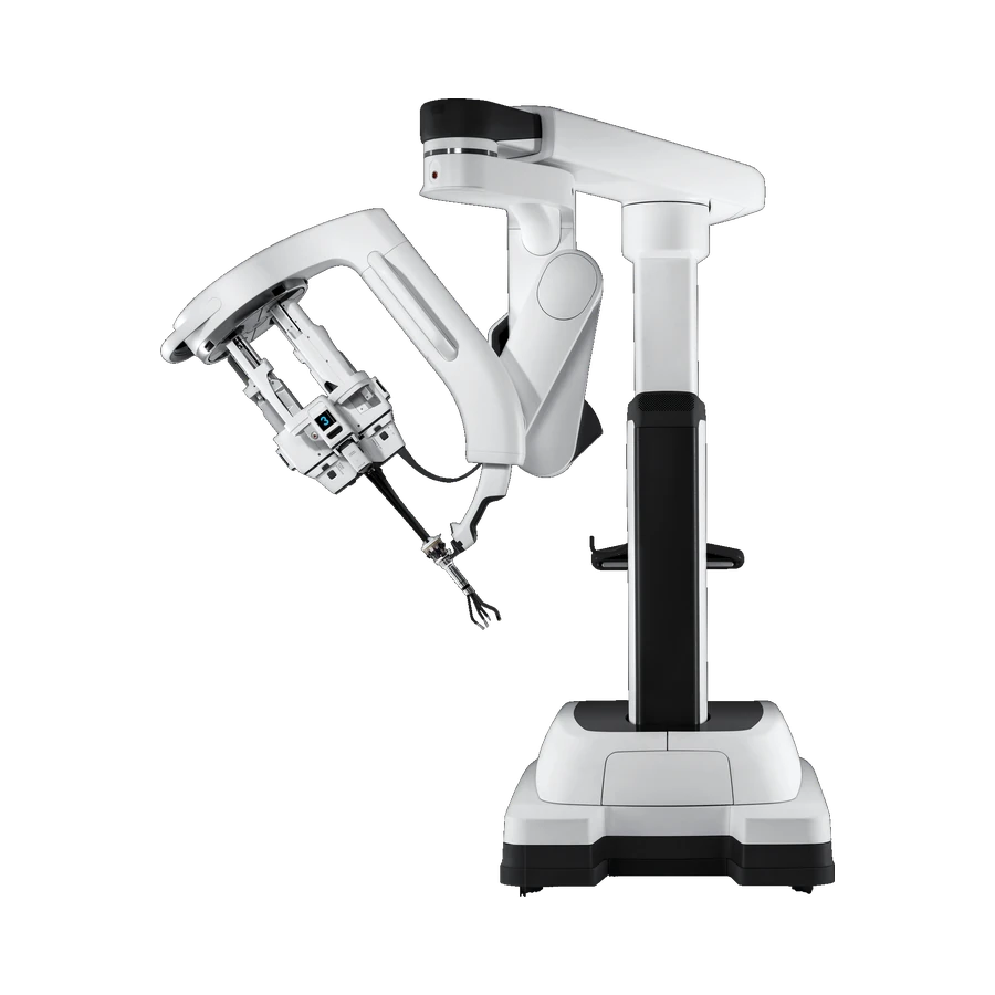 da Vinci SP tek port robotik cerrahi sistemi, yandan görünüm