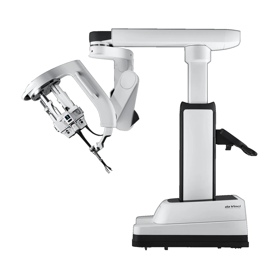 da Vinci SP tek port robotik cerrahi sistemi, yan profil
